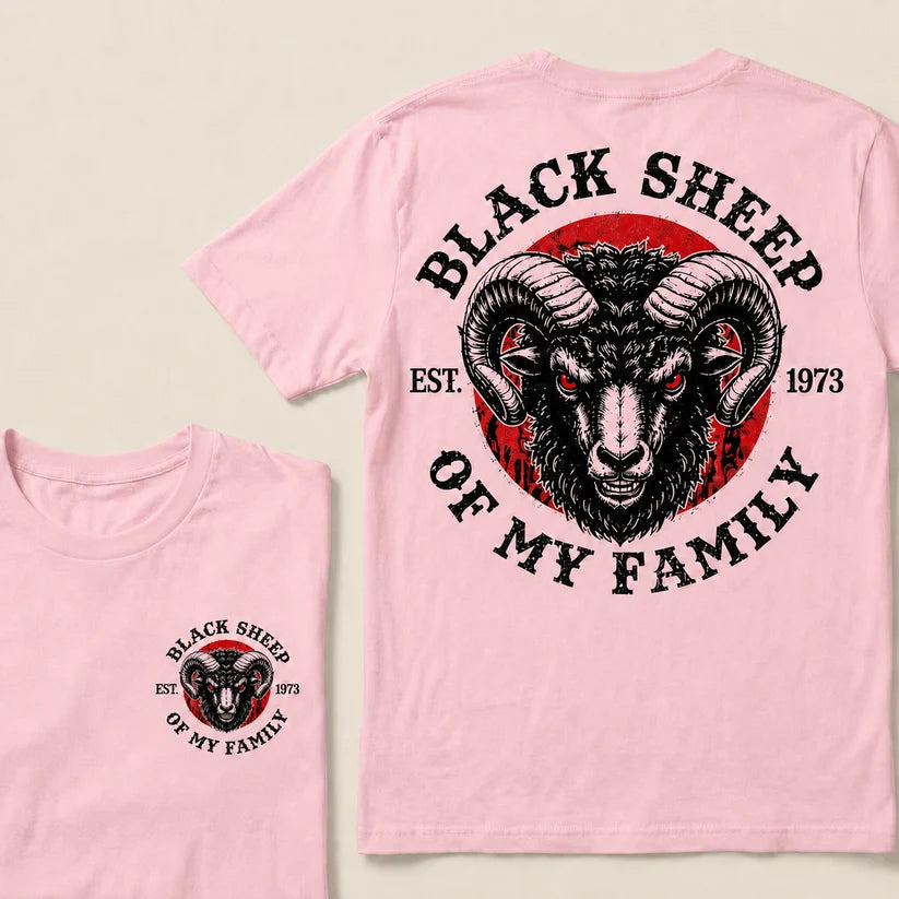 BLACK SHEEP OF MY FAMILY Custom Est.Year T-Shirt